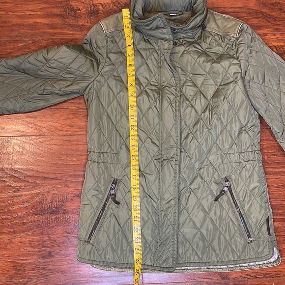 Coach Authentic Women’s Legacy Quilted Jacket Leather Juniper Size Small - Picture 4 of 8